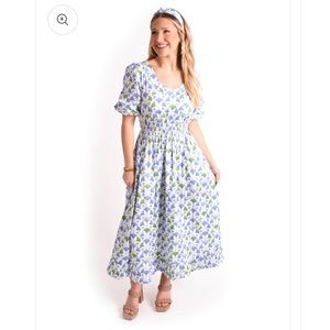 Emily McCarthy Darby Dress - Maiden Trellis
